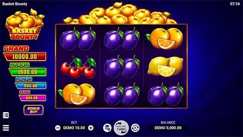 Basket Bounty Evoplay &mdash; cluster koripallo RTP 96,06 % Exitewinissä