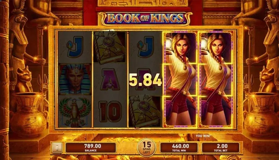 Book of Kings Playtech &mdash; Book-of expanding symbolilla RTP 95,03 % Exitewinissä
